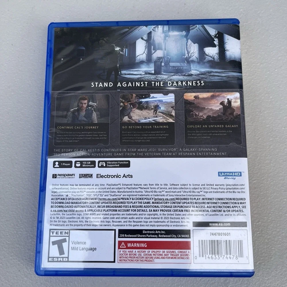 Star Wars Jedi: Survivor (Sony PlayStation 5 PS5, 2023) Pre-owned Tested Works